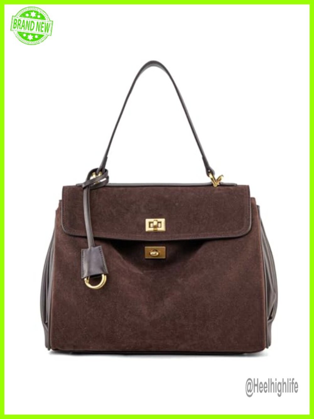 Suede Leather Tote Bag Women Soft Leather Shoulder Satchel Purse Travel Work